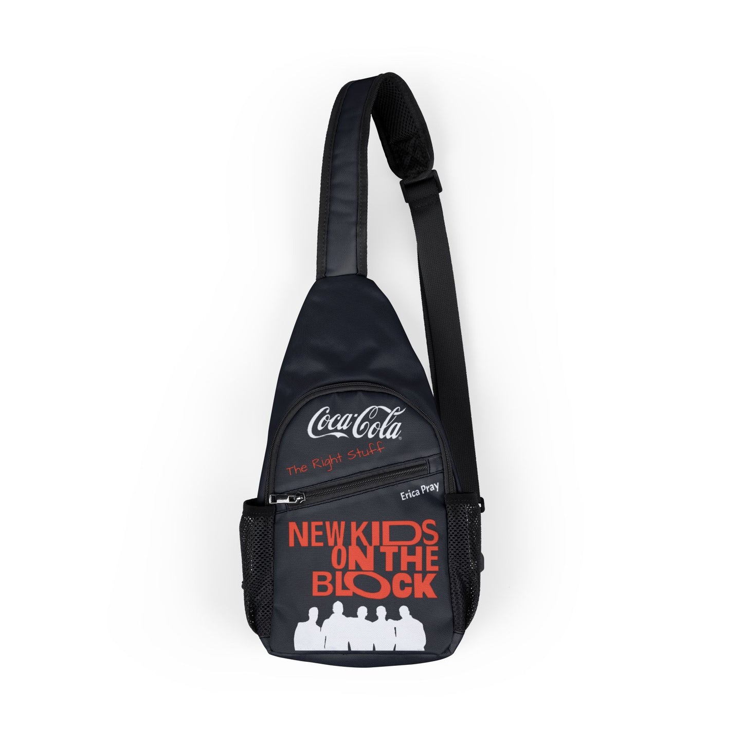 Erica Pray Cool Chest Bag for Trendy Adventures | Perfect for Festivals, Travel, Hiking, Everyday Use, New Kids On The Block Design