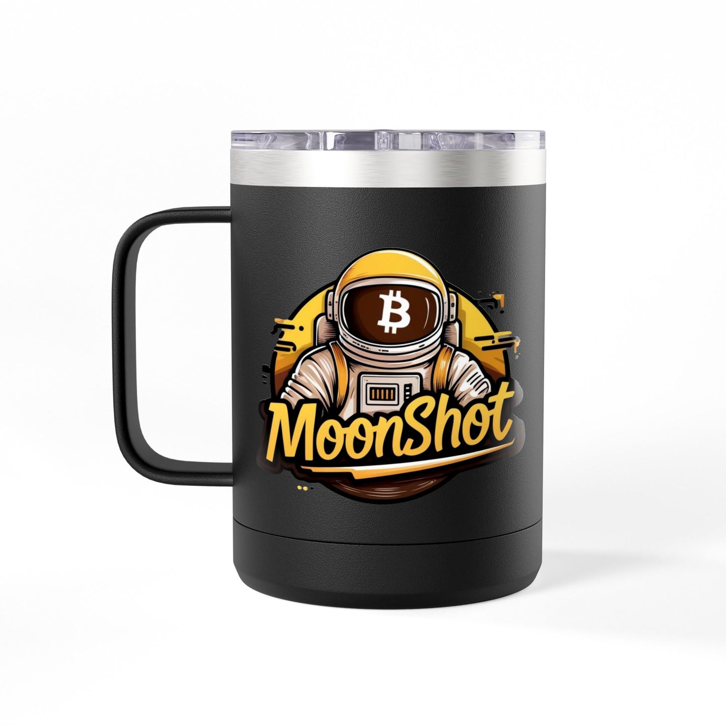 Moonshot Coffee Mug Tumbler by Crypto Joe Coffee Company