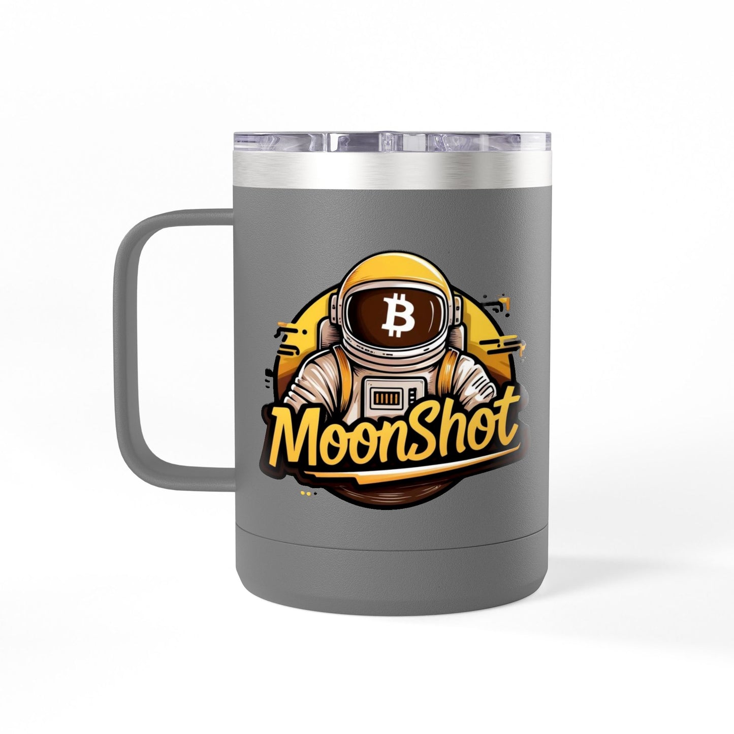 Moonshot Coffee Mug Tumbler by Crypto Joe Coffee Company