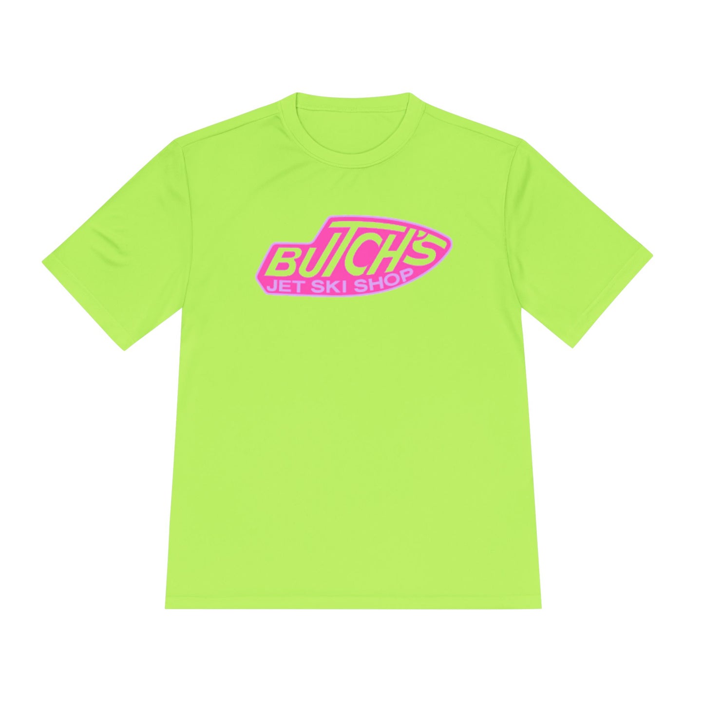 Butch's Jet Ski Shop Unisex Moisture Wicking Tee, Perfect for Water Sports, Summer Fun, Gift for Water Enthusiasts, Activewear, Retro Design