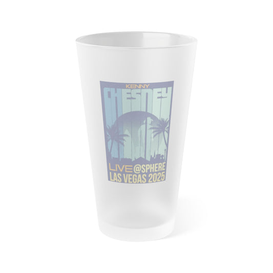 Frosted Pint Glass - Retro Concert Souvenir, Perfect for Home Bar, Gift for Music Lovers, 16oz Drinkware, Ideal for Celebrations, [...]