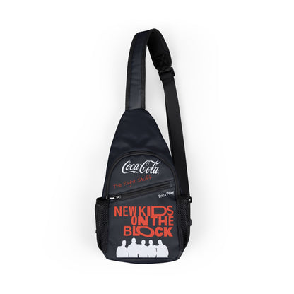Erica Pray Cool Chest Bag for Trendy Adventures | Perfect for Festivals, Travel, Hiking, Everyday Use, New Kids On The Block Design
