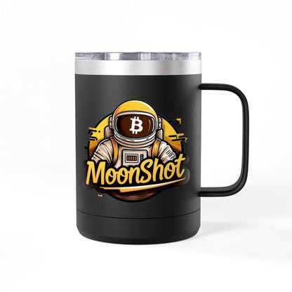 Moonshot Coffee Mug Tumbler by Crypto Joe Coffee Company