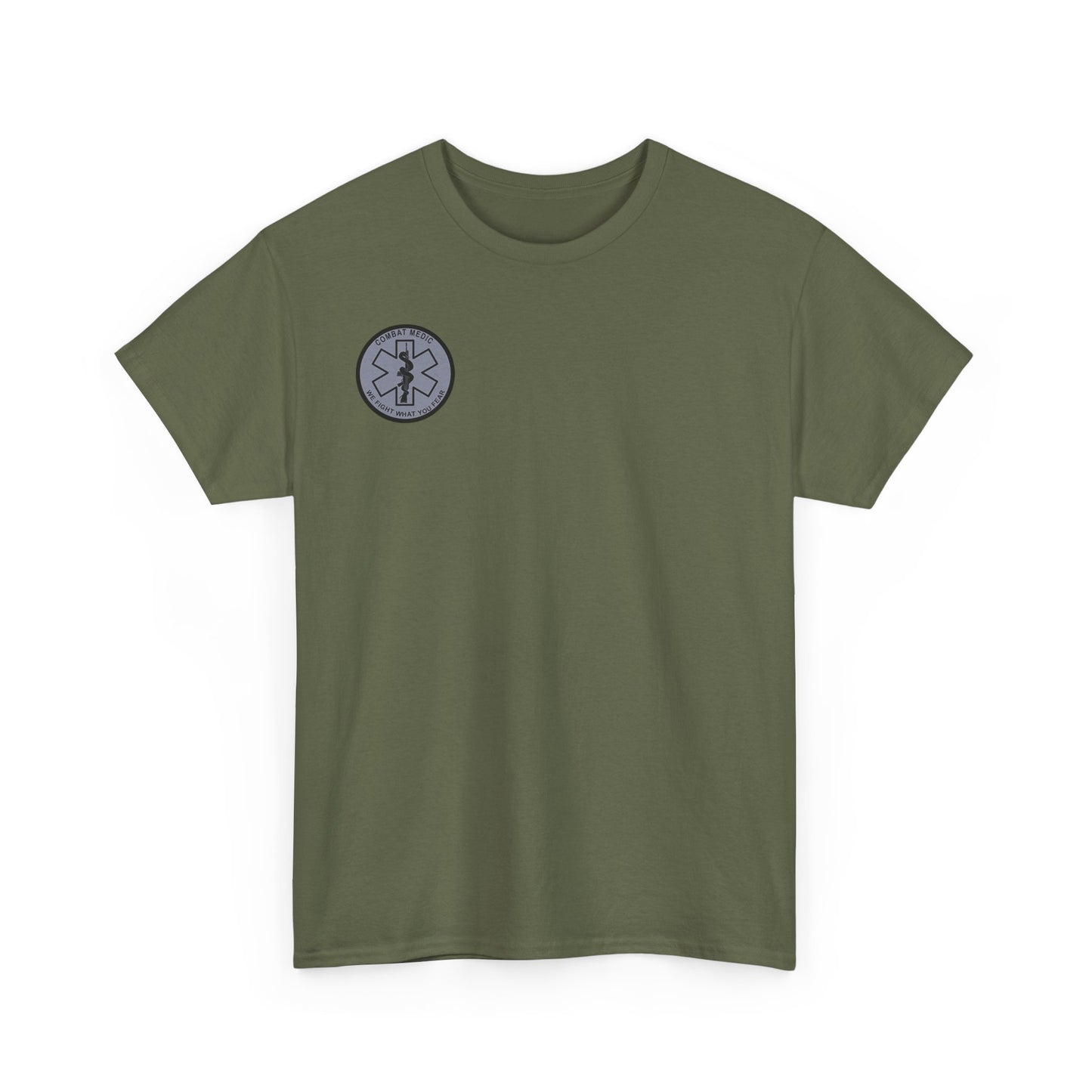 Combat Medic Unisex Heavy Cotton Tee - Casual Everyday Wear, Gift for Veterans, Military Apparel, Inspirational Tee, Fight What You [...]
