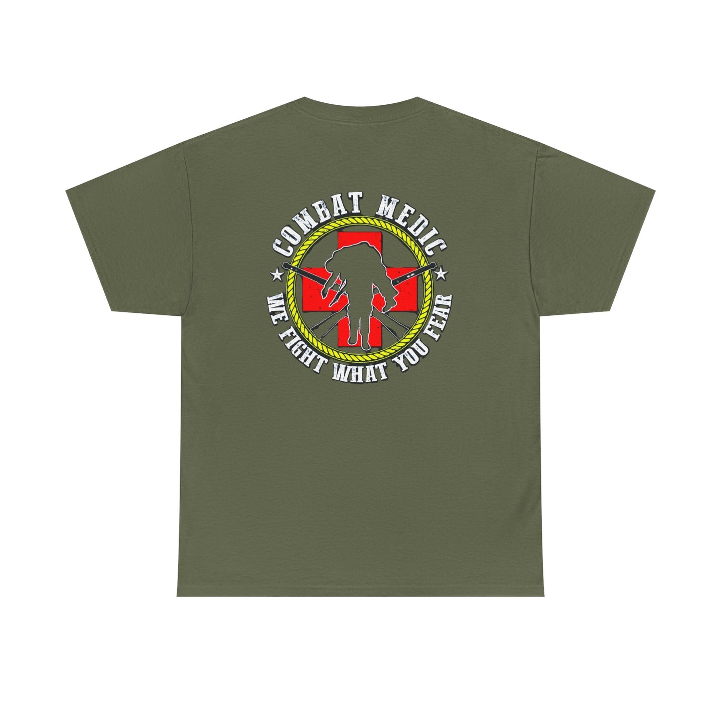 Combat Medic Unisex Heavy Cotton Tee - Casual Everyday Wear, Gift for Veterans, Military Apparel, Inspirational Tee, Fight What You [...]
