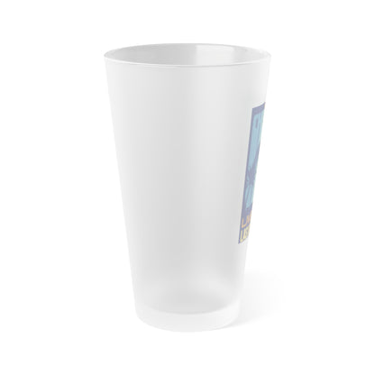 Frosted Pint Glass - Retro Concert Souvenir, Perfect for Home Bar, Gift for Music Lovers, 16oz Drinkware, Ideal for Celebrations, [...]