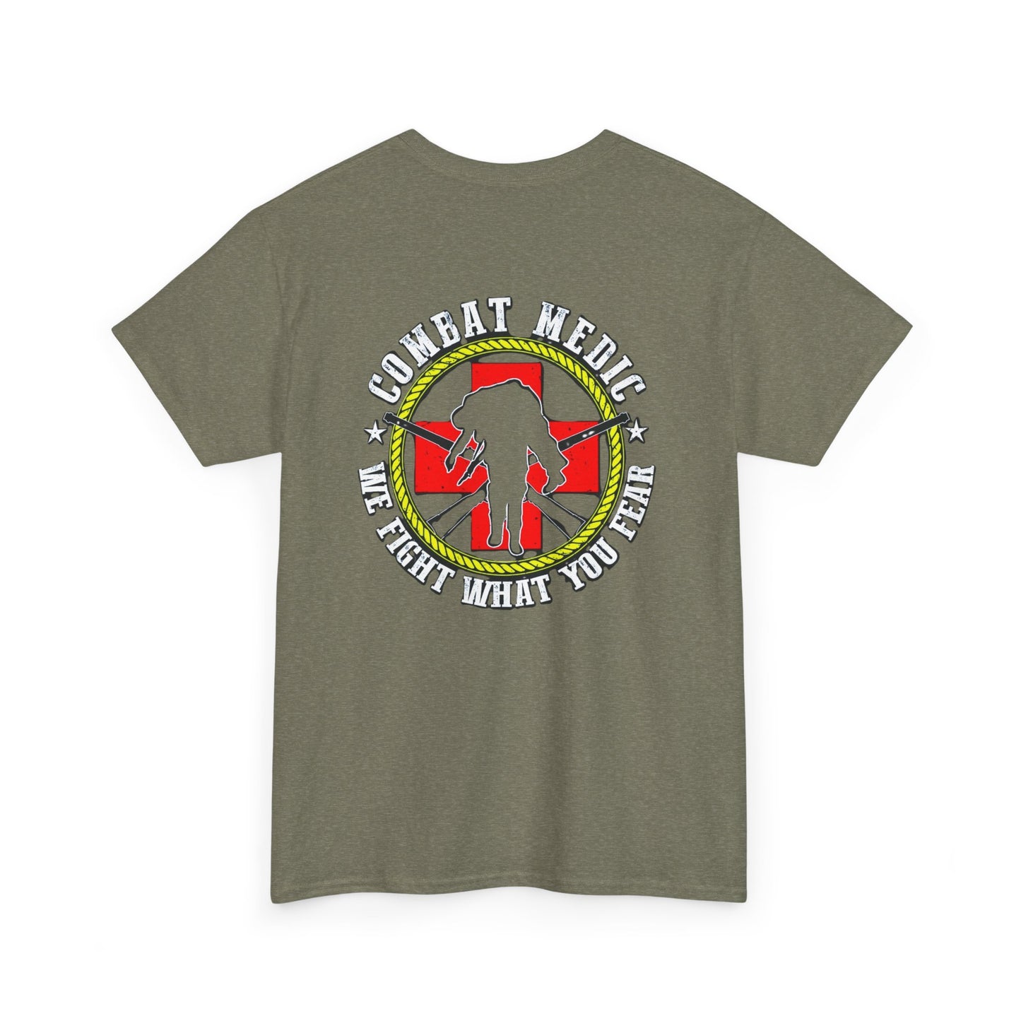 Combat Medic Unisex Heavy Cotton Tee - Casual Everyday Wear, Gift for Veterans, Military Apparel, Inspirational Tee, Fight What You [...]