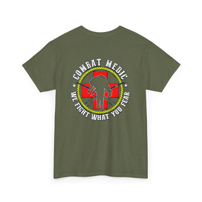 Combat Medic Unisex Heavy Cotton Tee - Casual Everyday Wear, Gift for Veterans, Military Apparel, Inspirational Tee, Fight What You [...]