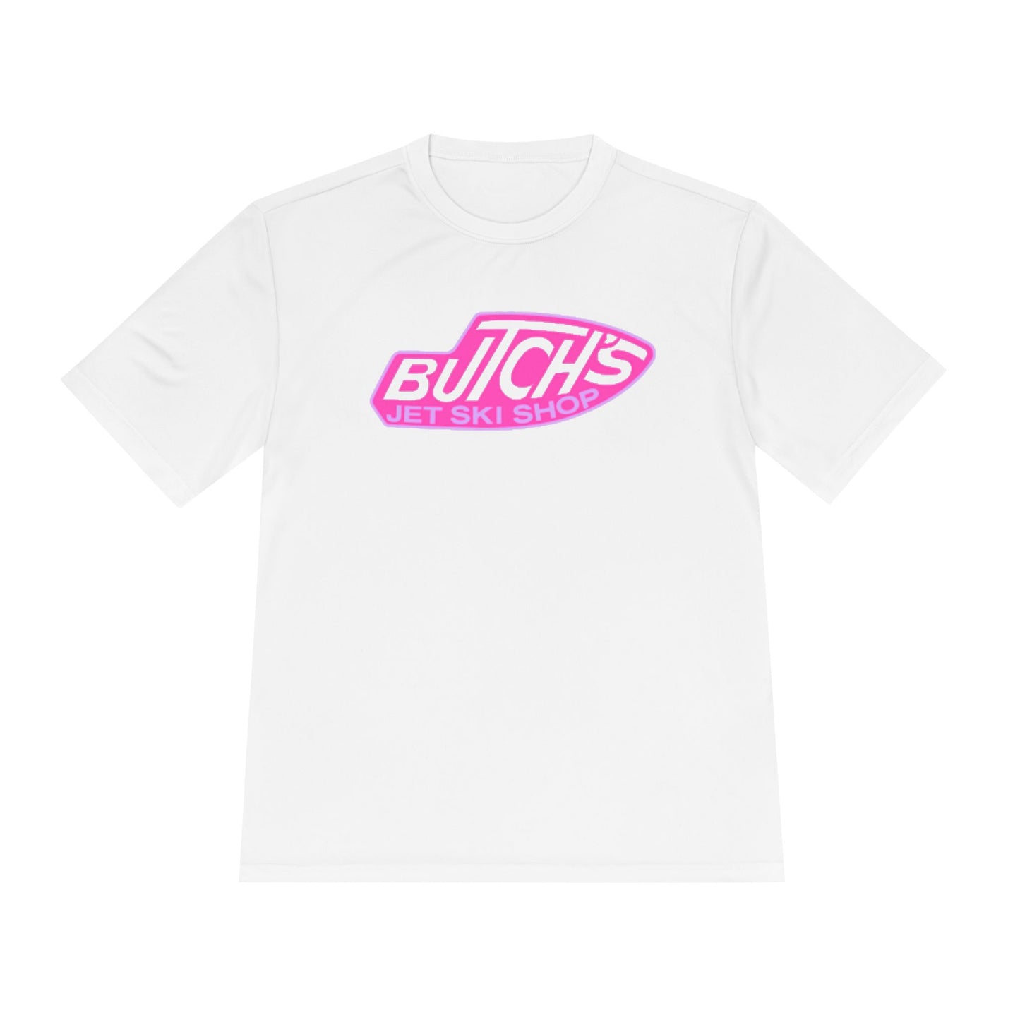 Butch's Jet Ski Shop Unisex Moisture Wicking Tee, Perfect for Water Sports, Summer Fun, Gift for Water Enthusiasts, Activewear, Retro Design