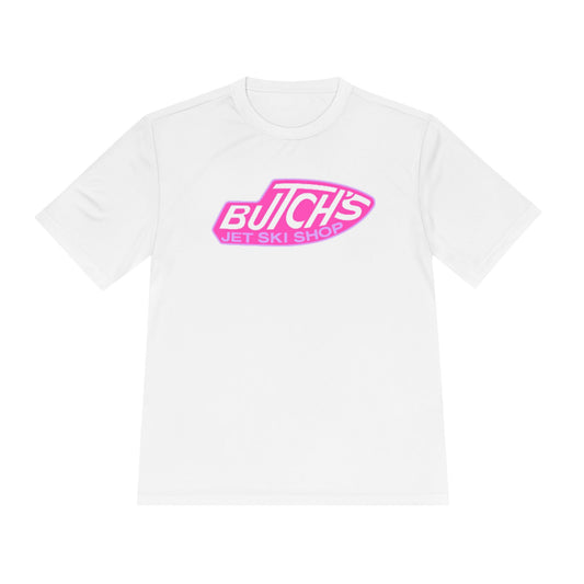 Butch's Jet Ski Shop Unisex Moisture Wicking Tee, Perfect for Water Sports, Summer Fun, Gift for Water Enthusiasts, Activewear, Retro Design