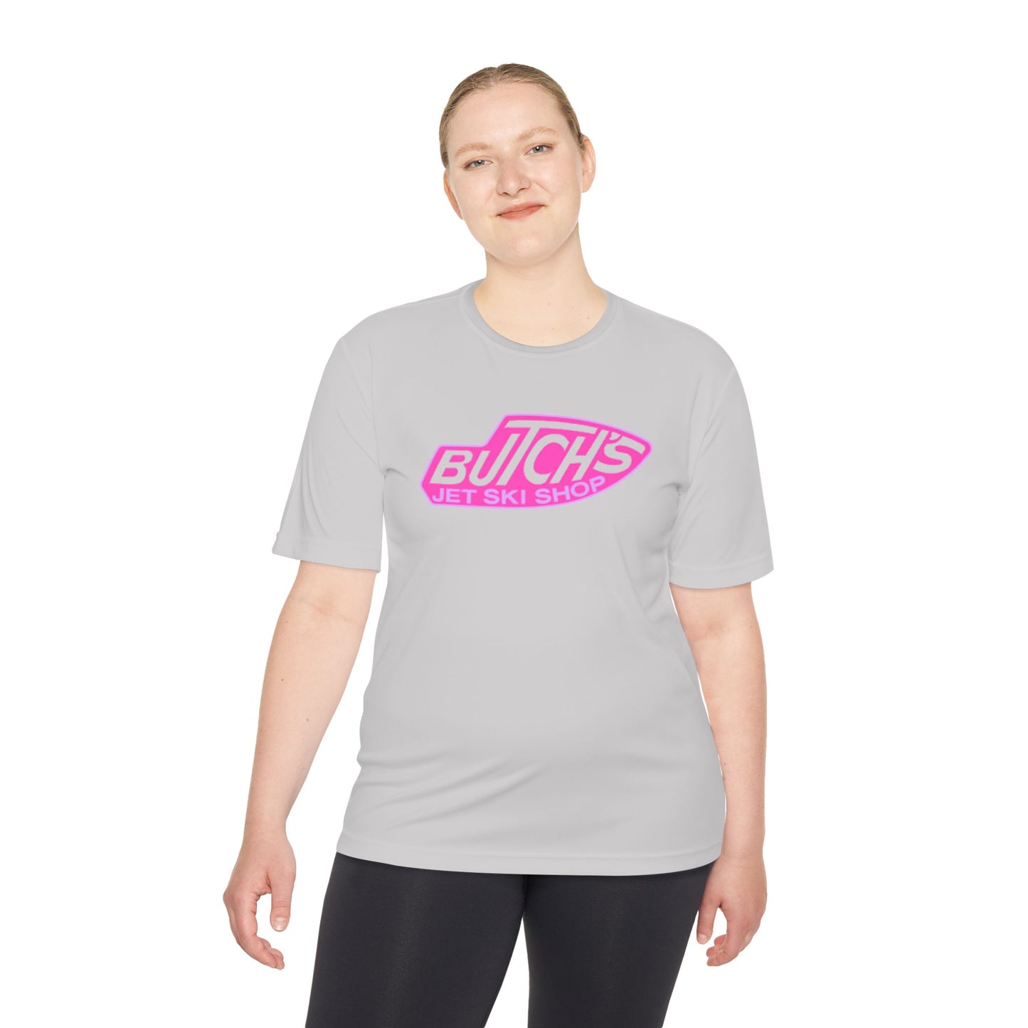 Butch's Jet Ski Shop Unisex Moisture Wicking Tee, Perfect for Water Sports, Summer Fun, Gift for Water Enthusiasts, Activewear, Retro Design