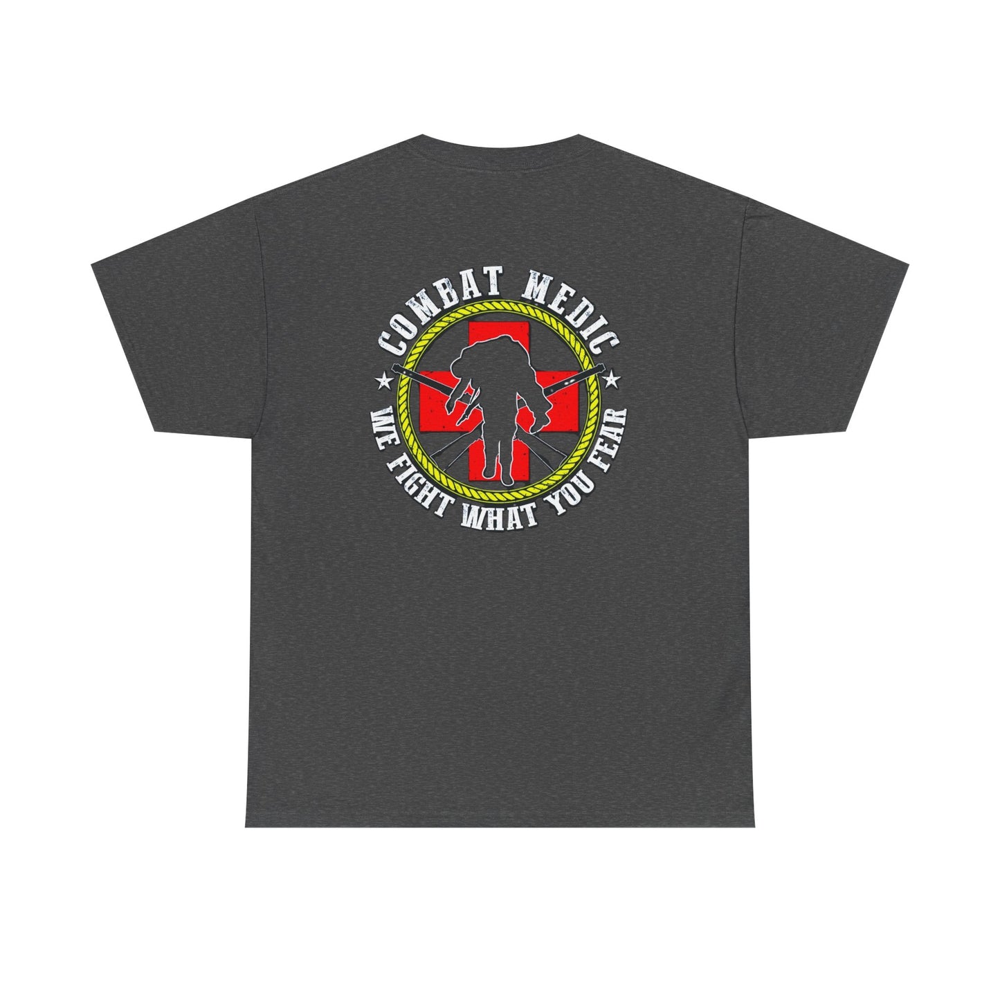 Combat Medic Unisex Heavy Cotton Tee - Casual Everyday Wear, Gift for Veterans, Military Apparel, Inspirational Tee, Fight What You [...]