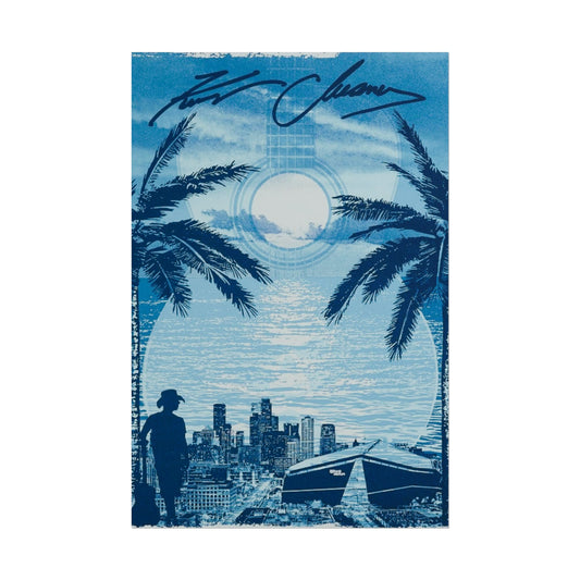 Chesney Tropical Beach Wall Art, Rolled Poster for Music Lovers, Coastal Decor, Gift for Home, Vintage Style Print, Relaxing Vibe Decor