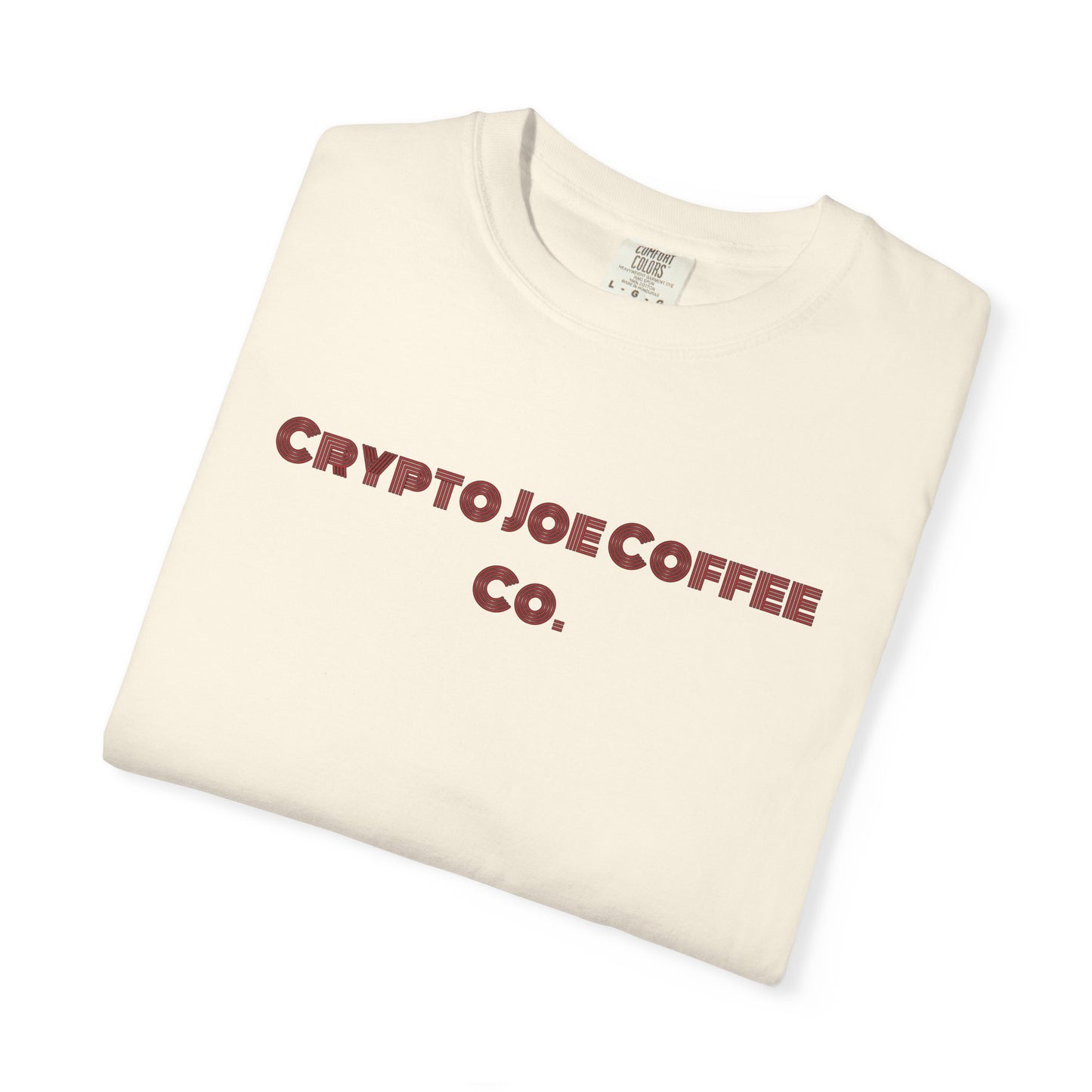 Buy the Dip, Sip The Drip Unisex Coffee-Themed T-Shirt by Crypto Joe Coffee Company